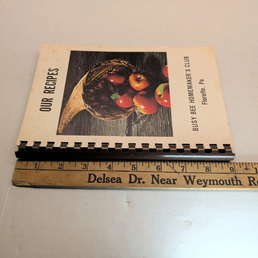 Our Recipes Community Cookbook Busy Bee Homemaker's Club‎ Floreffe PA 1980